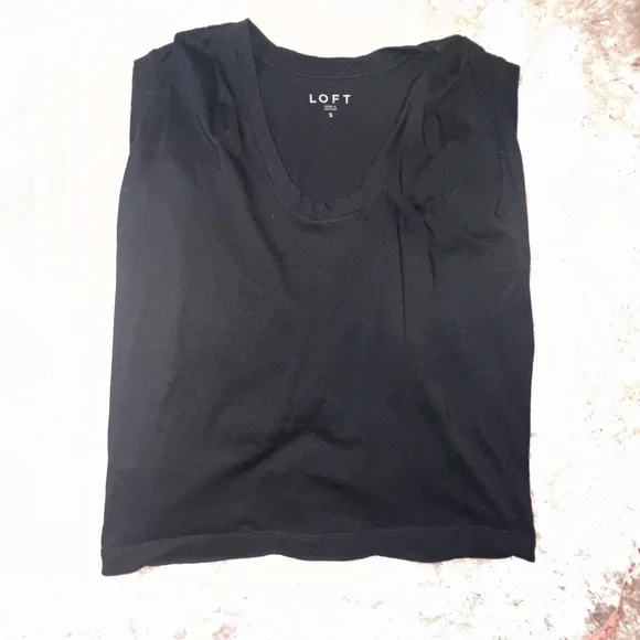 LOFT Muscle Cap Sleeve Tops - Set of 4 - Size Small Black Blue Pink Orange - Picture 12 of 16